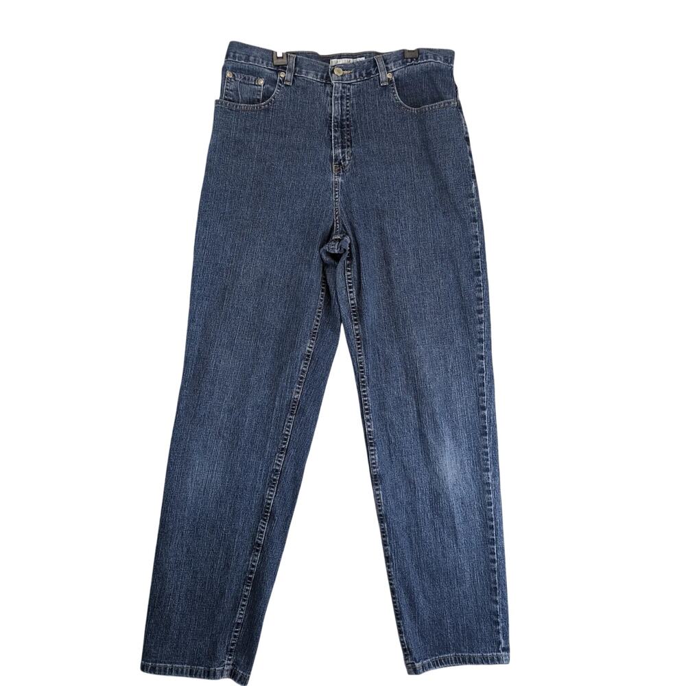 Vtg 90s-Y2K Geoffrey Beene Sport Jeans Women's 14‎ Stretch Denim 31x30" Straight